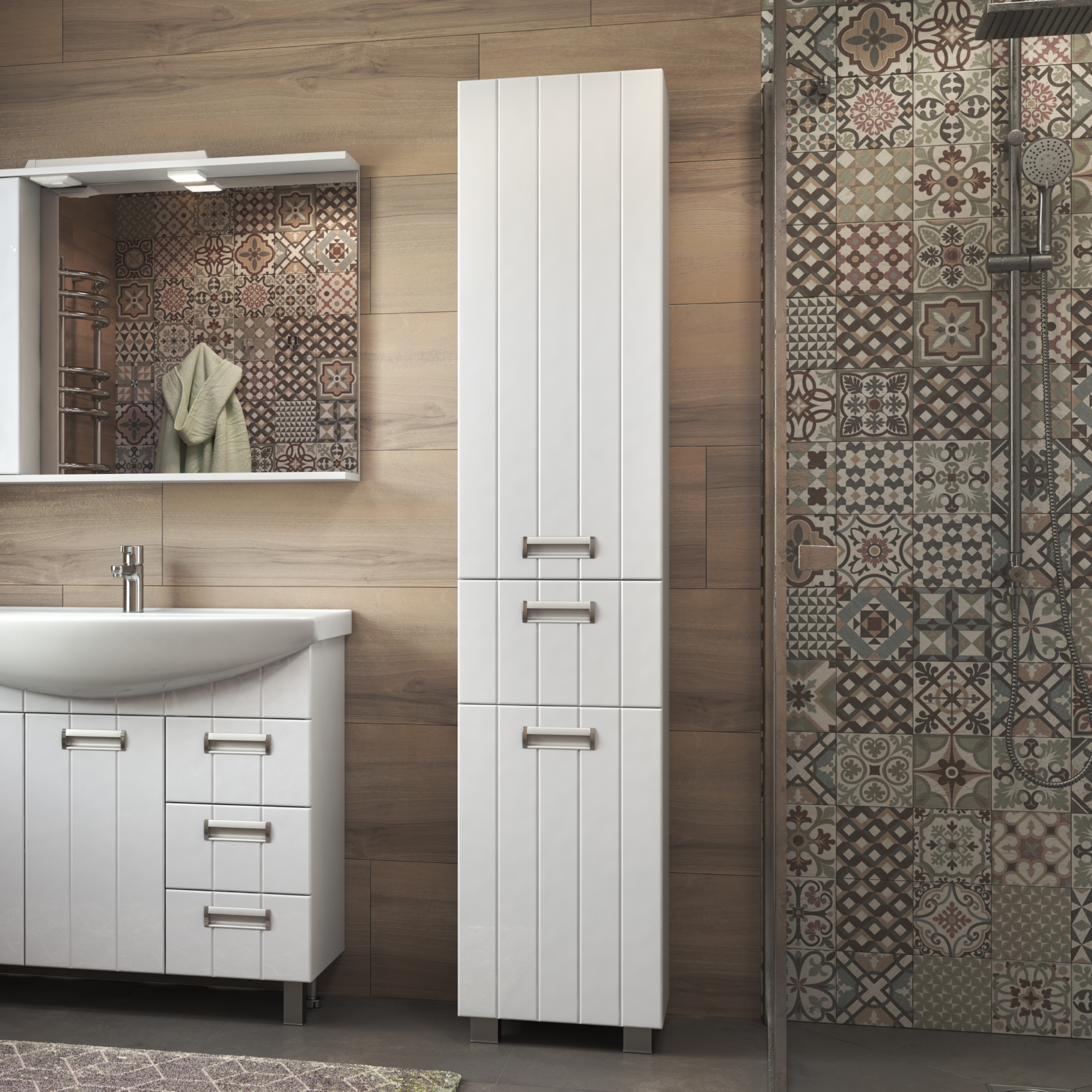 Шкаф-пенал VIGO Diana 40 напольный белый (pn.DIA.40) Шкаф-пенал VIGO Diana 40 напольный белый (pn.DIA.40)