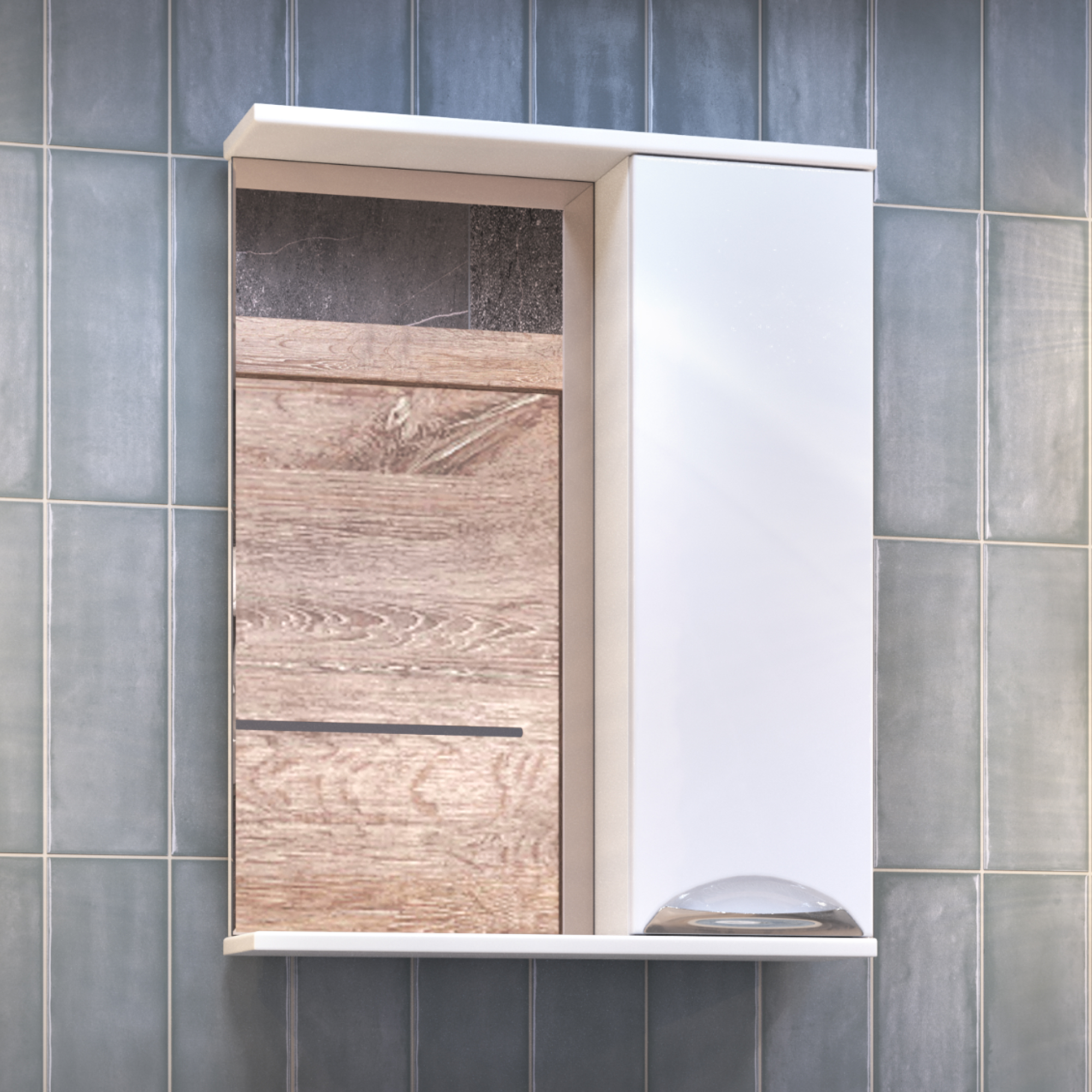 Зеркало со шкафом VIGO Callao 60 подвесное белый (z.CAL.60.R) Зеркало со шкафом VIGO Callao 60 подвесное белый (z.CAL.60.R)