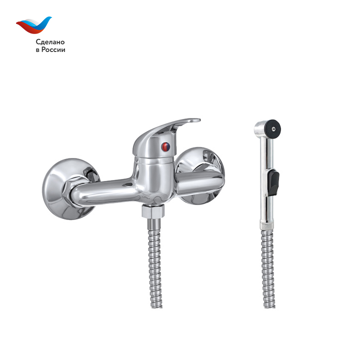 ПРОРАБ Смеситель для биде, настенный, одноручный, СЛАВЕН, П51