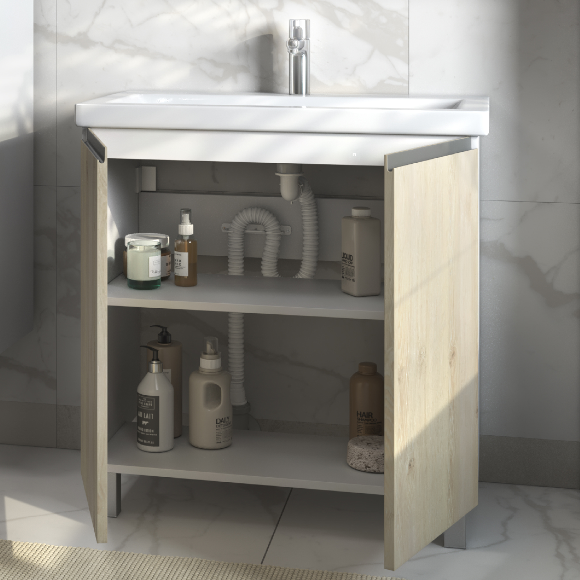 Тумба под раковину VIGO Yuma 80 напольная 347 дуб давос