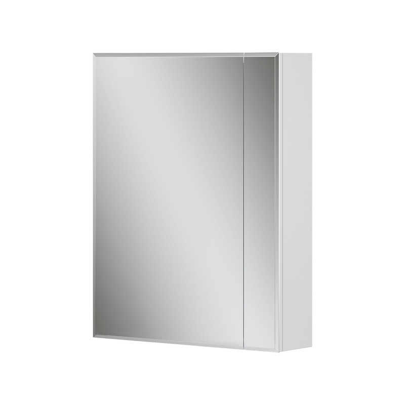Шкаф зеркальный Joli 55\Bruno 55, подвесной, белый, VOLNA