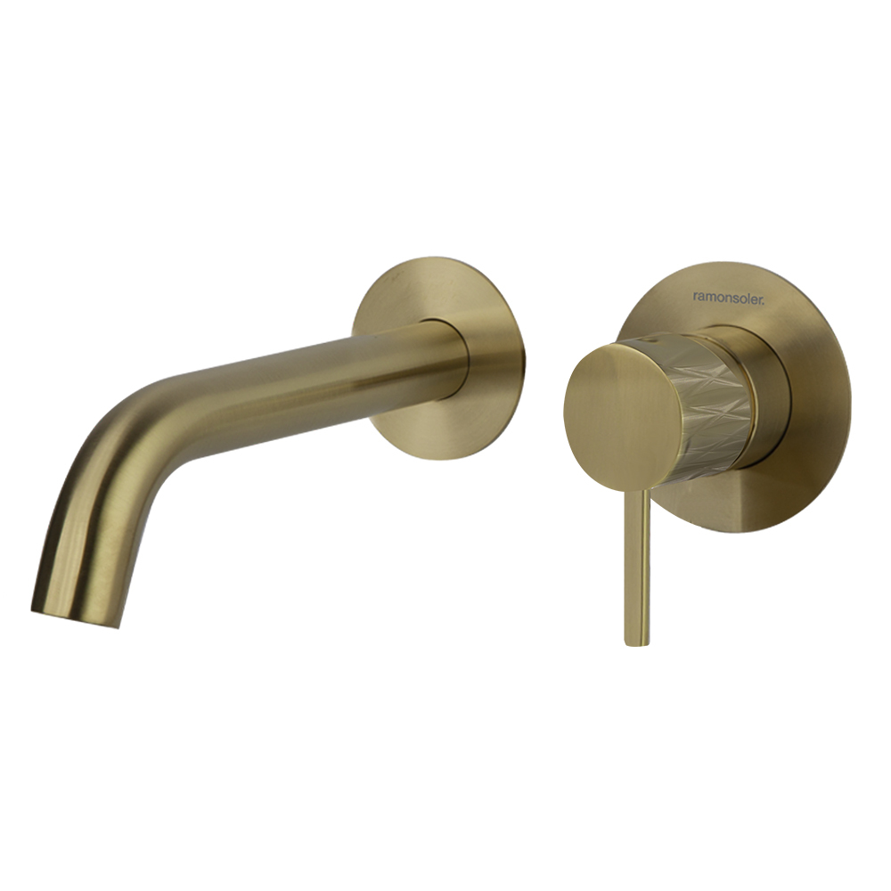 Встраиваемый однорычажный смеситель для раковины на раздельных пластинах 190 мм ODISEA JOYA 592101OC