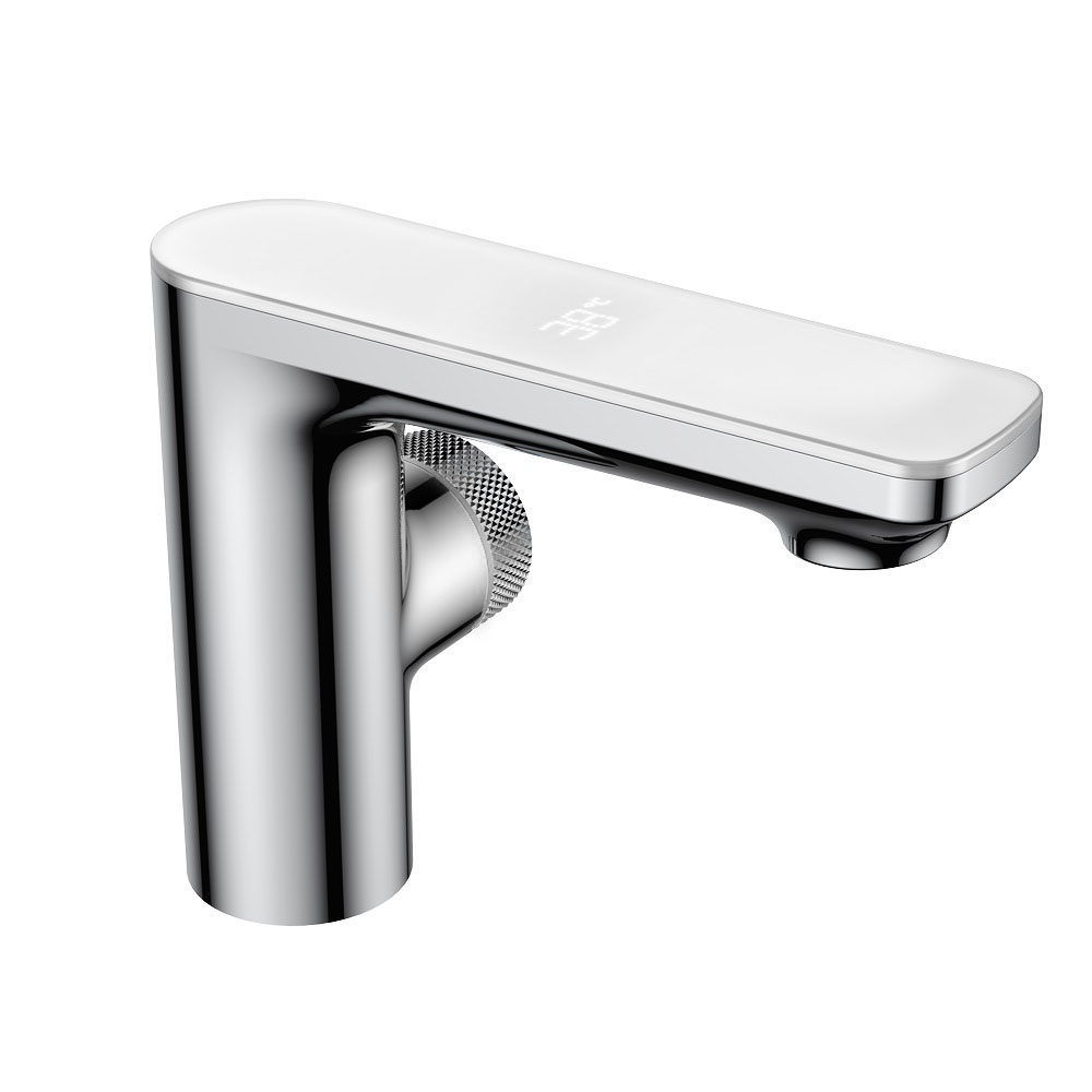 Смеситель для раковины MORANS сенсорный, хром глянцевый, BERGES