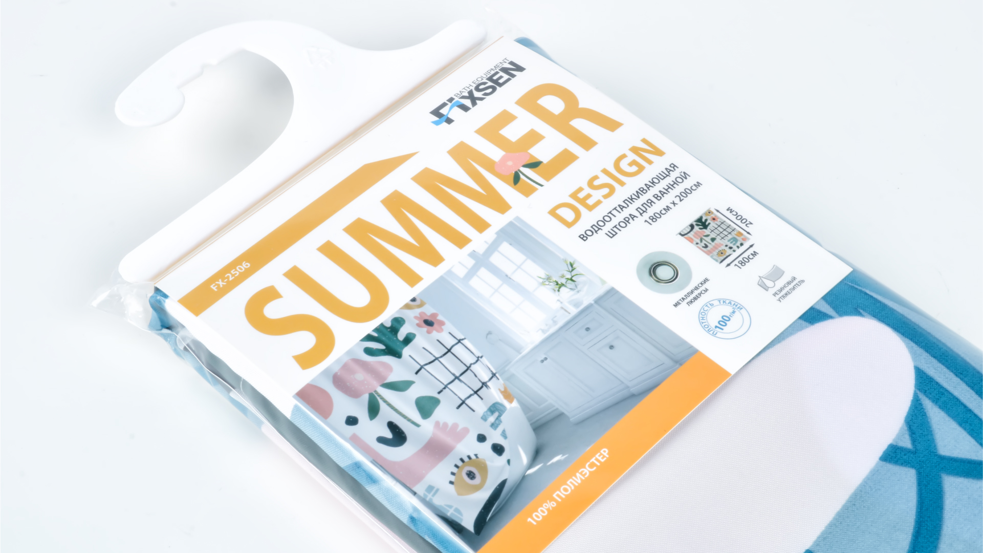 Штора для ванной Fixsen Summer FX-2506 Штора для ванной Fixsen Summer FX-2506