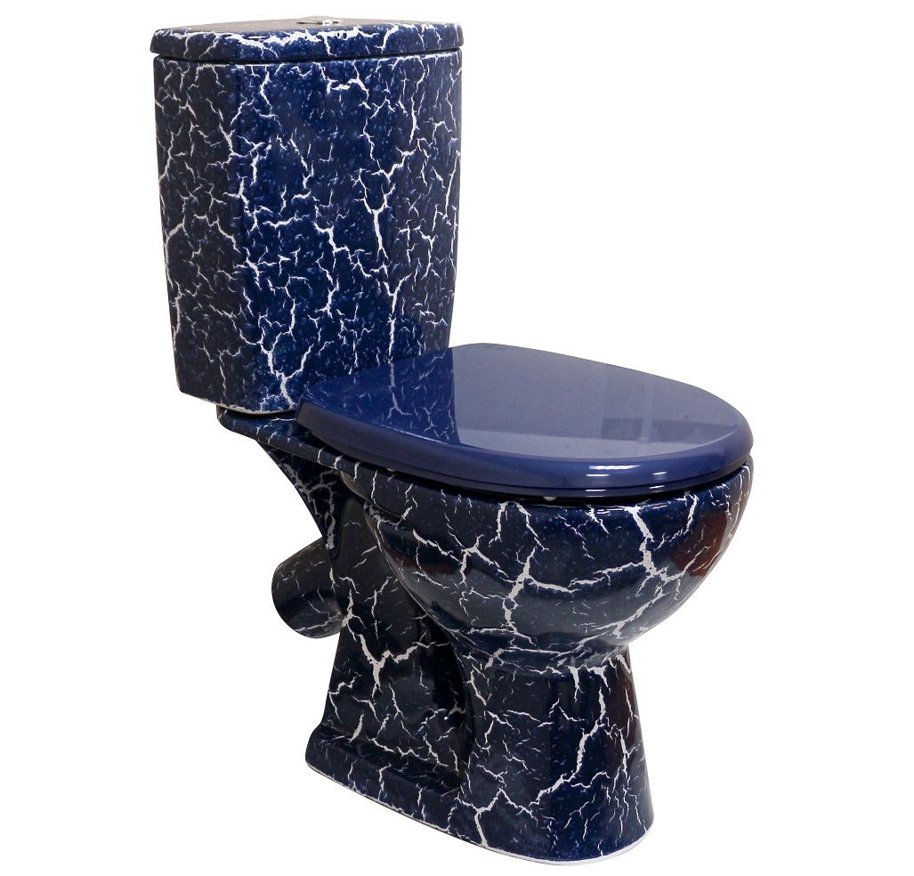 УЮТ Унитз-компакт, косой выпуск, 2-х режим. арм.Инкоэр, сид. п/п Уклад, синий кракелюр ROSA УЮТ Унитз-компакт, косой выпуск, 2-х режим. арм.Инкоэр, сид. п/п Уклад, синий кракелюр ROSA