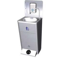 Умывальник с пьедесталом и педалью для включения подачи воды., шт