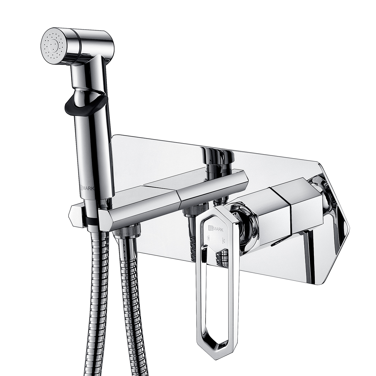 PRIZMA Смеситель для биде, гигиен.душ встраеваемый, р/ОД, хром, LM, LM3919C