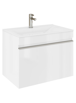 Тумба под раковину VELVEX Pulsus 700-0-1 (Pulsus) навесная белый глянец Тумба под раковину VELVEX Pulsus 700-0-1 (Pulsus) навесная белый глянец