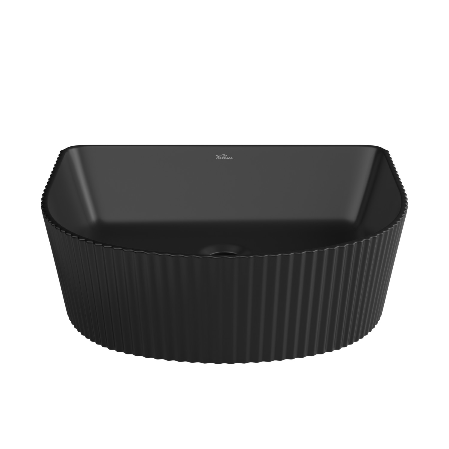 Накладная или подвесная раковина для ванной Wellsee Festive Fox 317306000: полукруглая раковина, шир