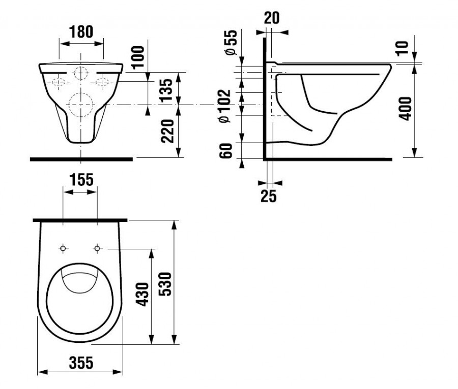 LYRA (DINO) Унитаз подвесной  JIKA LYRA (DINO) Унитаз подвесной  JIKA