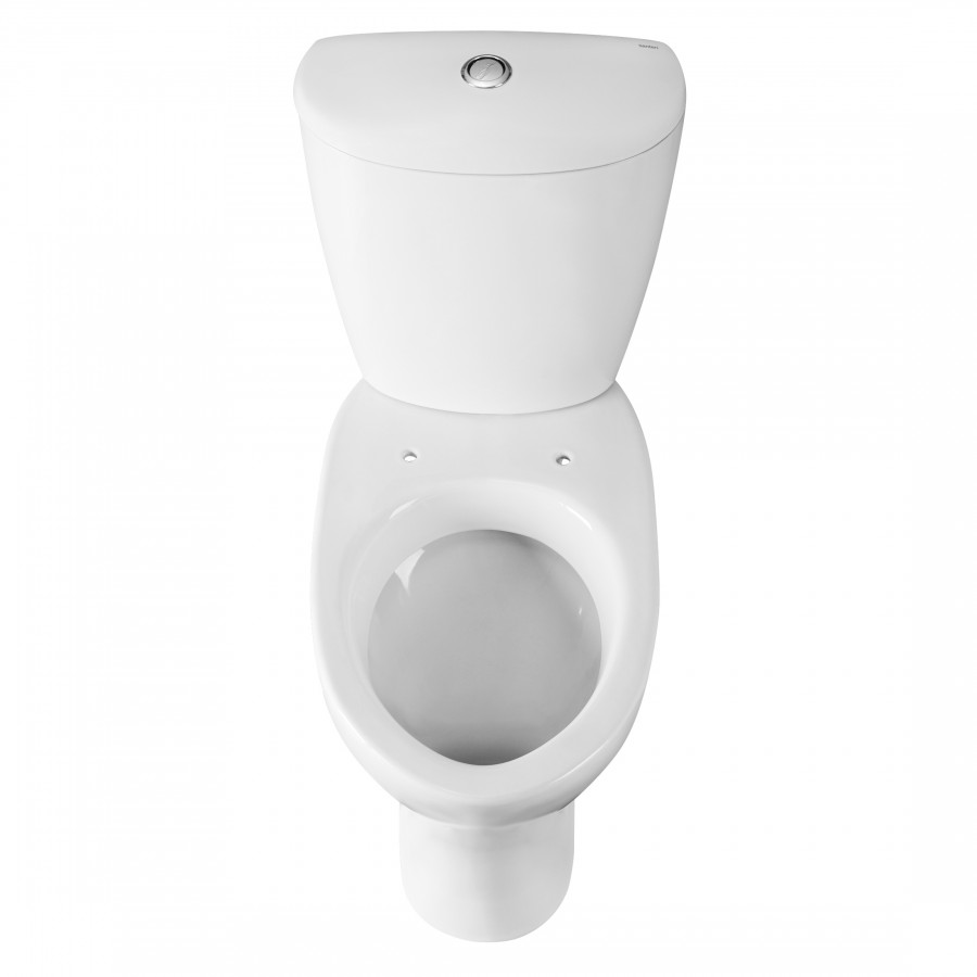 Унитаз-компакт "Версия" косой выпуск, с кнопочной арматурой и сиденьем  SANTERI Унитаз-компакт "Версия" косой выпуск, с кнопочной арматурой и сиденьем  SANTERI