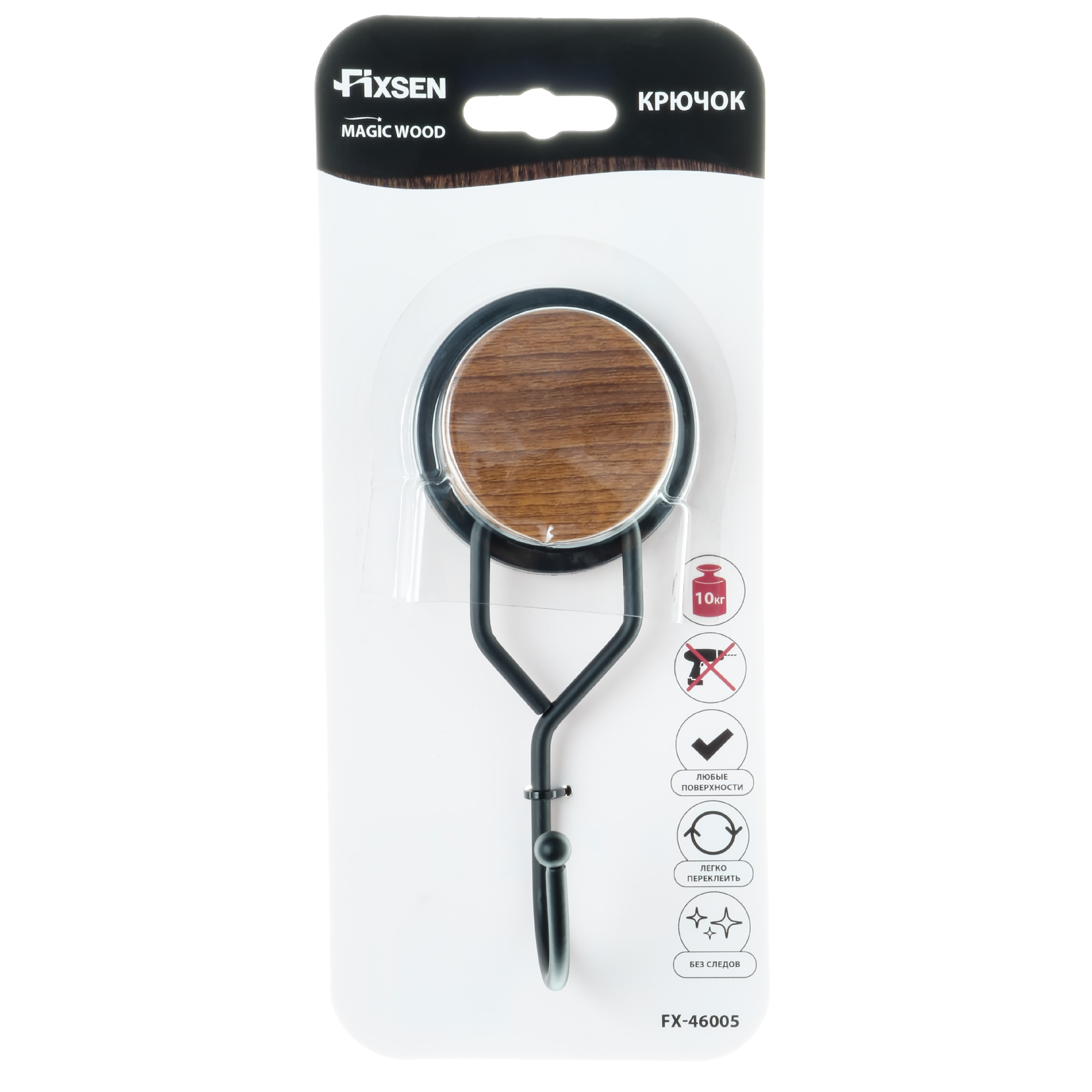 Крючок одинарный FIXSEN Magic Wood (FX-46005) Крючок одинарный FIXSEN Magic Wood (FX-46005)