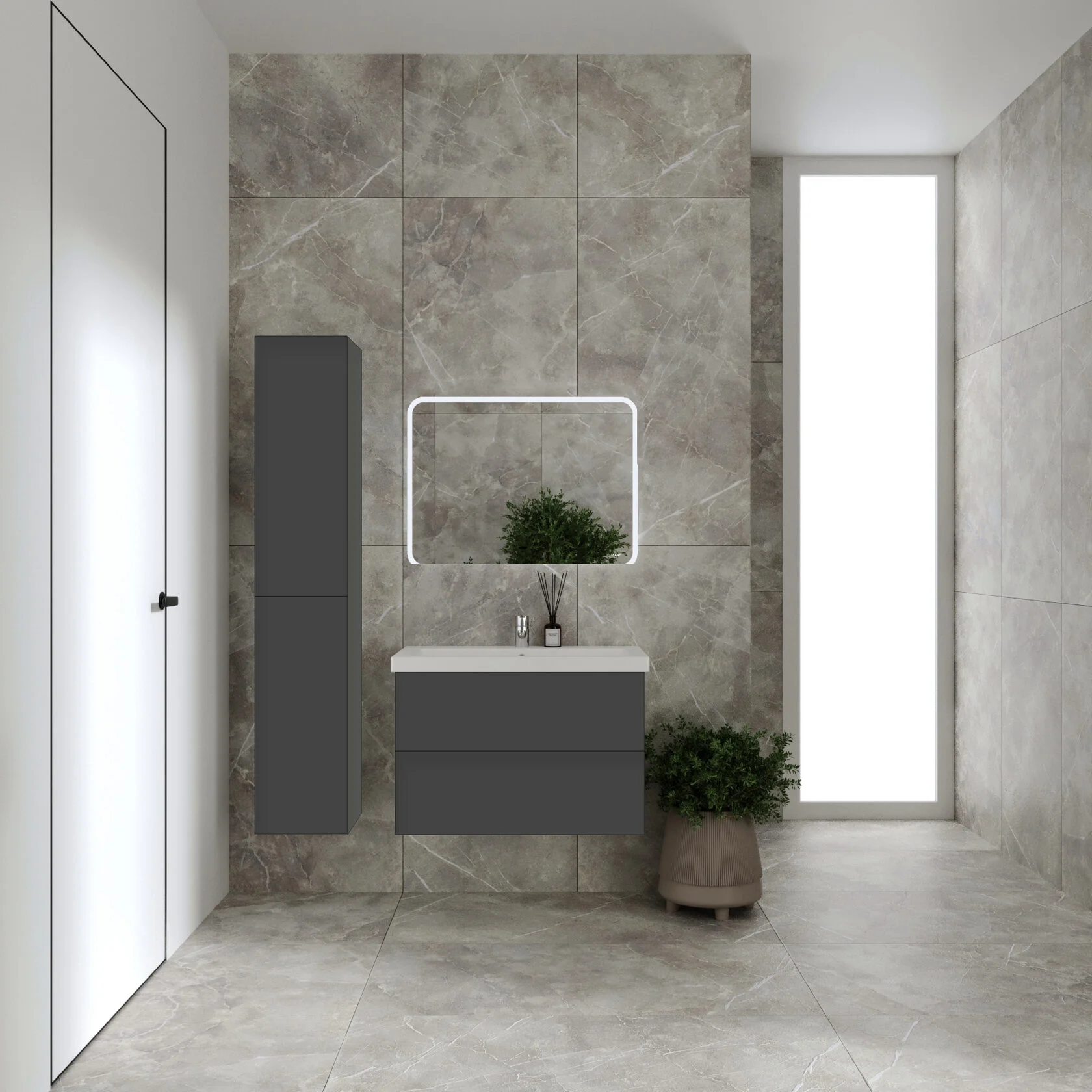 Зеркало VIANT БАЛИ с подсветкой 100х70 (VBAL10070-ZLED) Зеркало VIANT БАЛИ с подсветкой 100х70 (VBAL10070-ZLED)