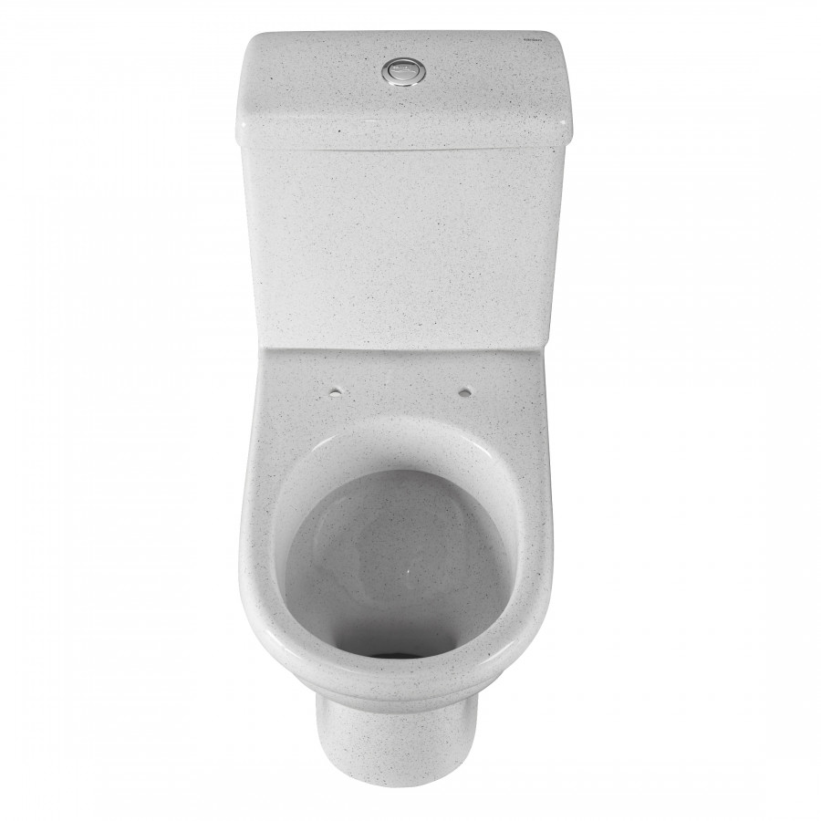 Унитаз-компакт "Визит" косой выпуск, с 1-реж. кнопочной арм.  и сид. п/п "Уклад,крап на белом. SANTE Унитаз-компакт "Визит" косой выпуск, с 1-реж. кнопочной арм.  и сид. п/п "Уклад,крап на белом. SANTE