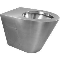 Унитаз из нержавеющей стали без сливного бака матовый 390х355х540 Унитаз из нержавеющей стали без сливного бака матовый 390х355х540