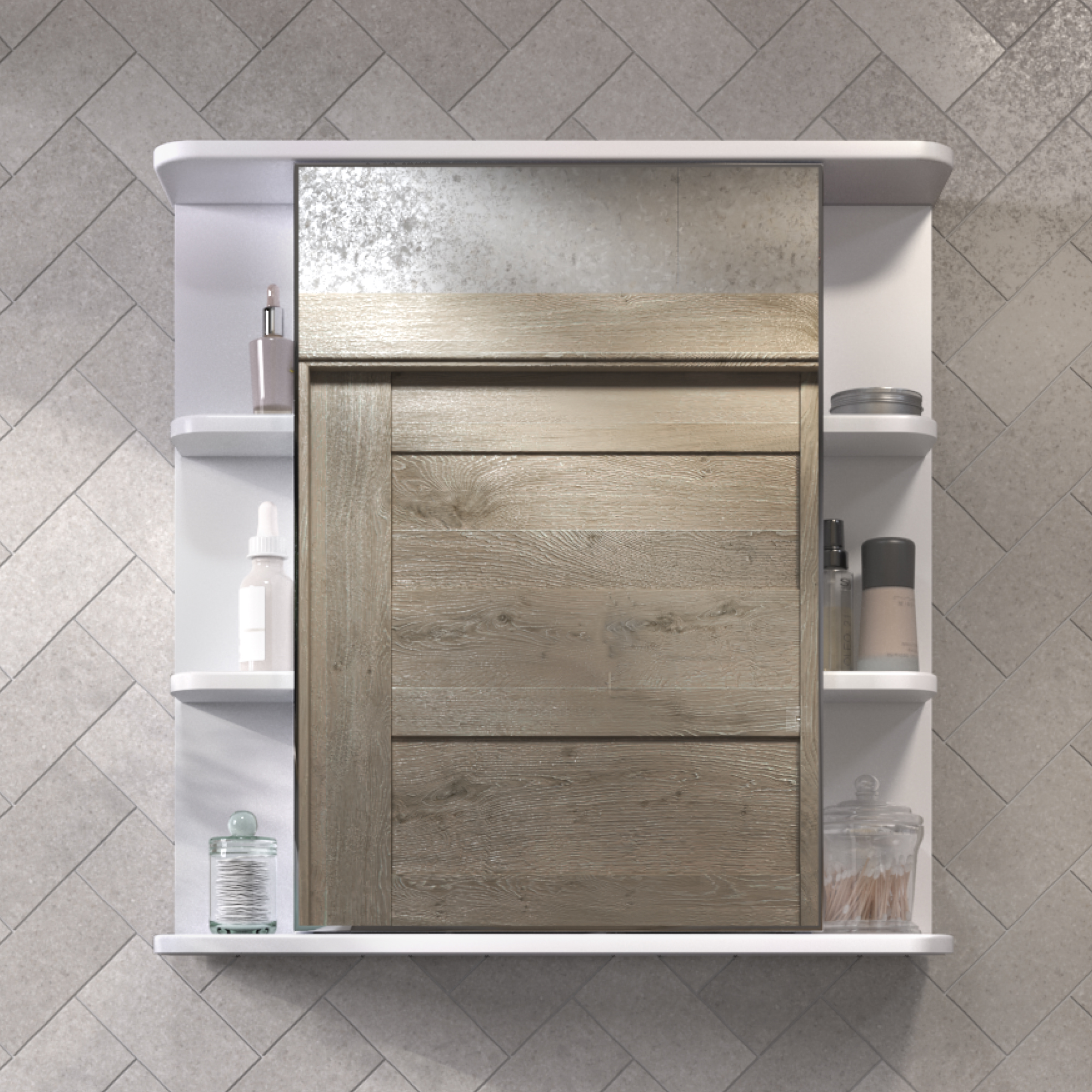 Зеркальный шкаф VIGO Nova 70 подвесной белый (zsh.NOV.70) Зеркальный шкаф VIGO Nova 70 подвесной белый (zsh.NOV.70)