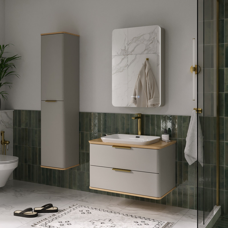 Шкаф-пенал EQUIL Desert  36 подвесной универсальный, амарок (ppDSRT36.R/L-25)