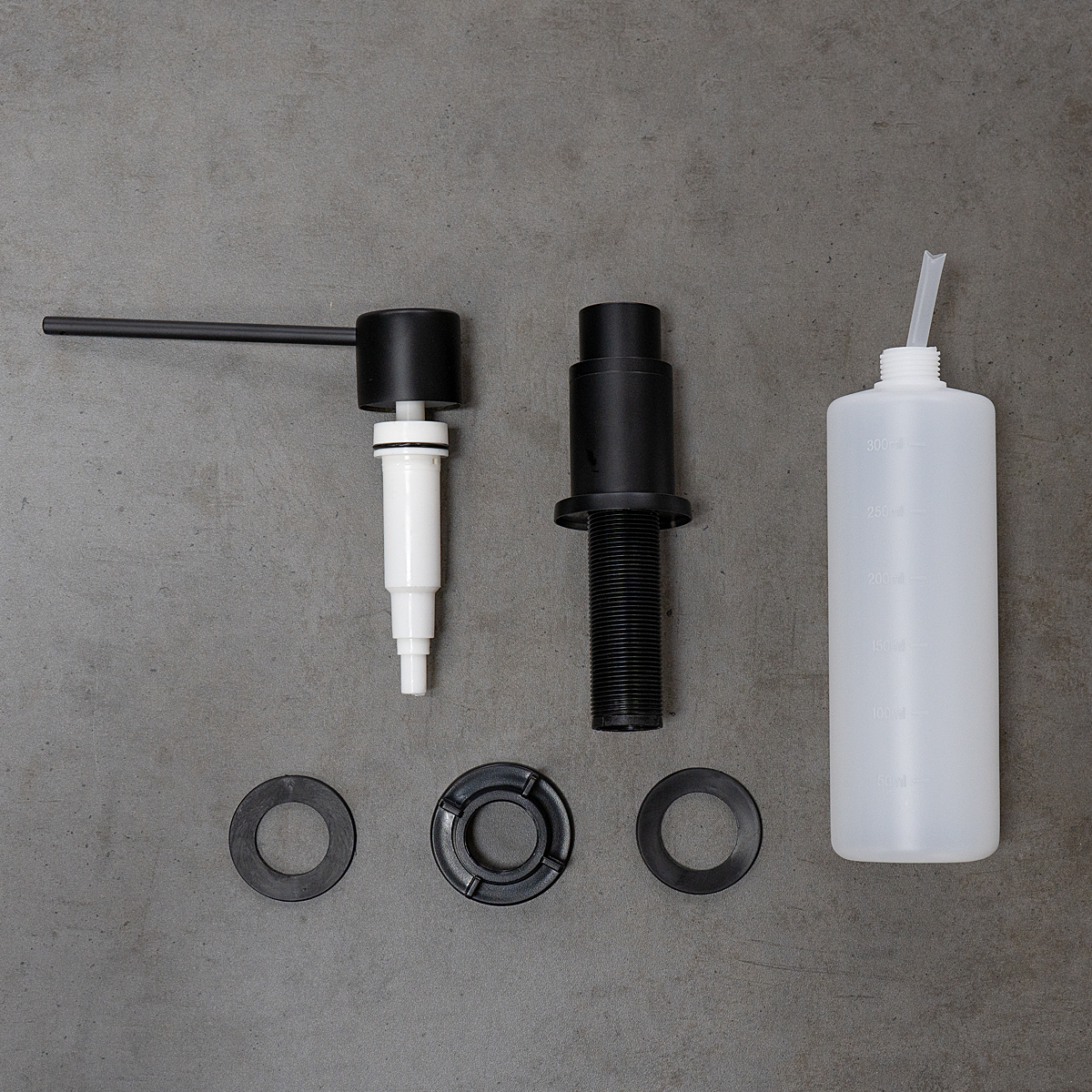 Expert Дозатор для жидких моющих средств, врезной, черный, LM, LM8203BL Expert Дозатор для жидких моющих средств, врезной, черный, LM, LM8203BL