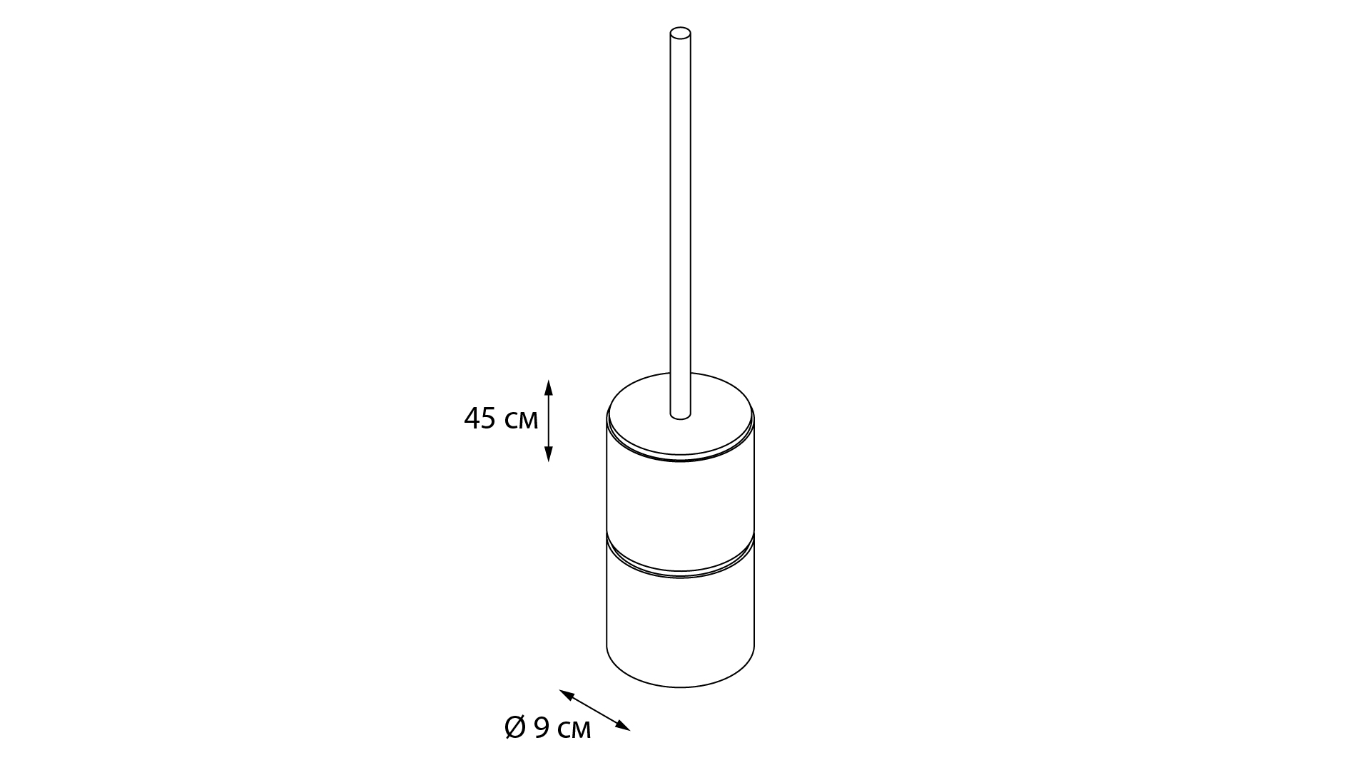 Ерш напольный Fixsen Nero FX-240-5 Ерш напольный Fixsen Nero FX-240-5