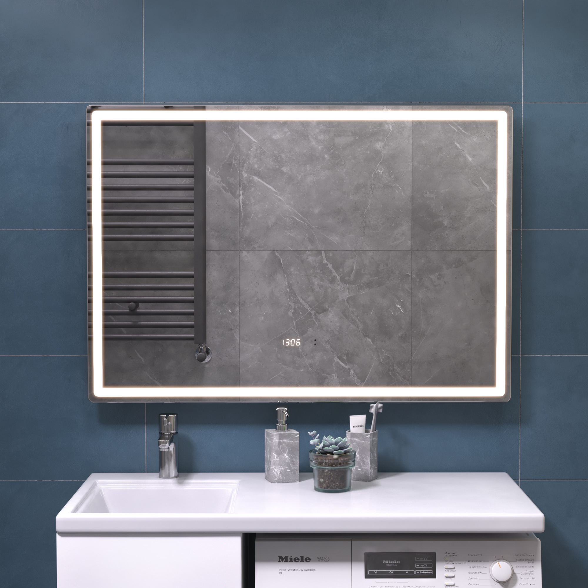 Зеркало с подсветкой VIGO Geometry Luxe 1000 