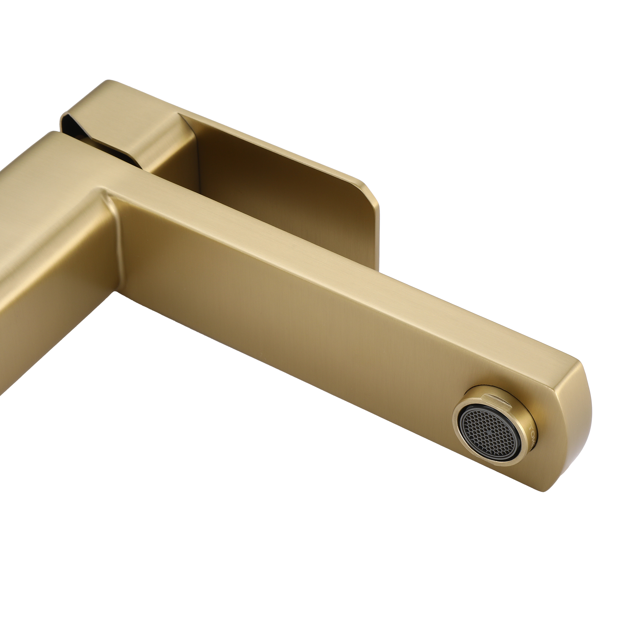 AOMORI Смеситель для умывальника, брашированное золото, TOKITO