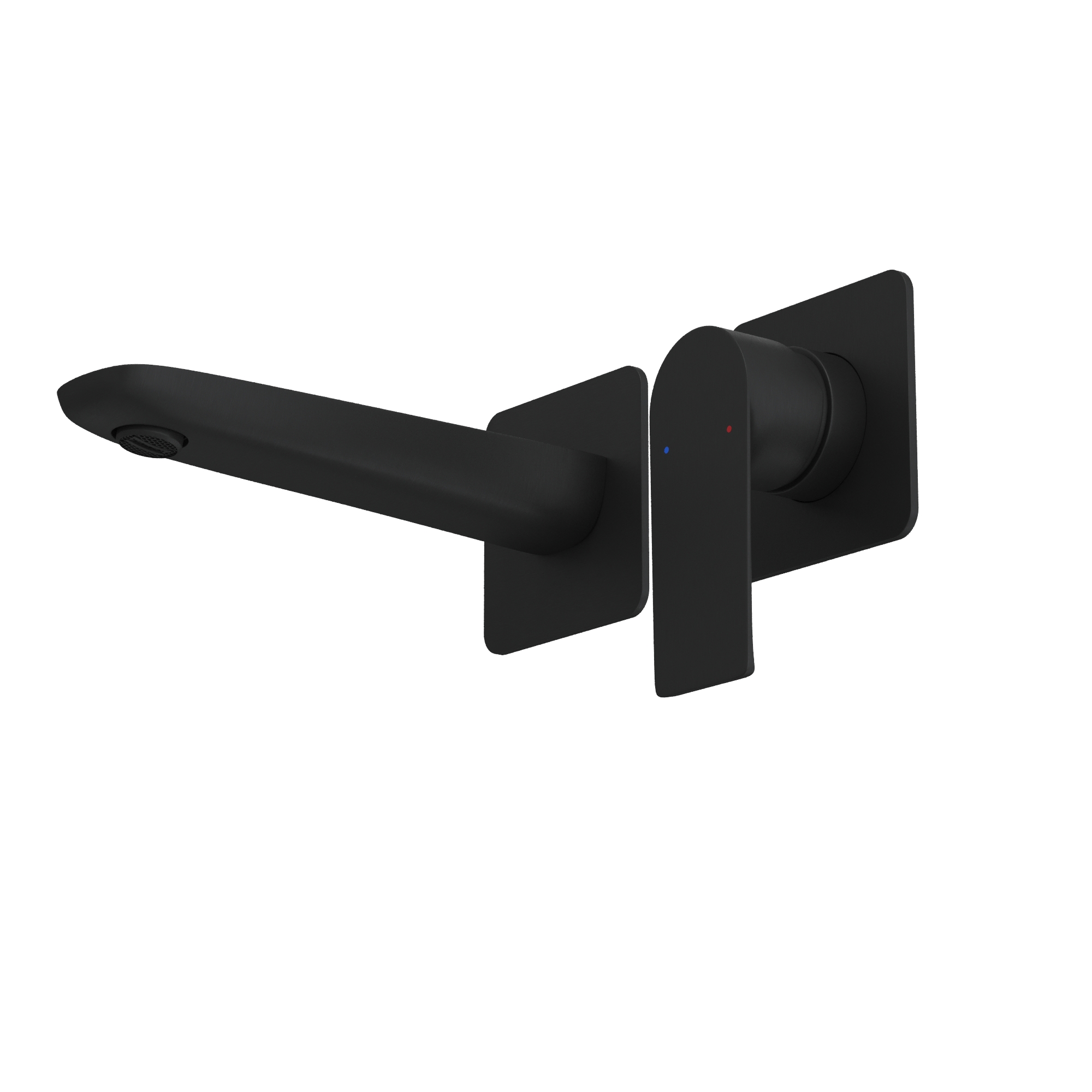 Смеситель для раковины VENTAS S скрытого монтажа, раздельный, черный матовый, BERGES