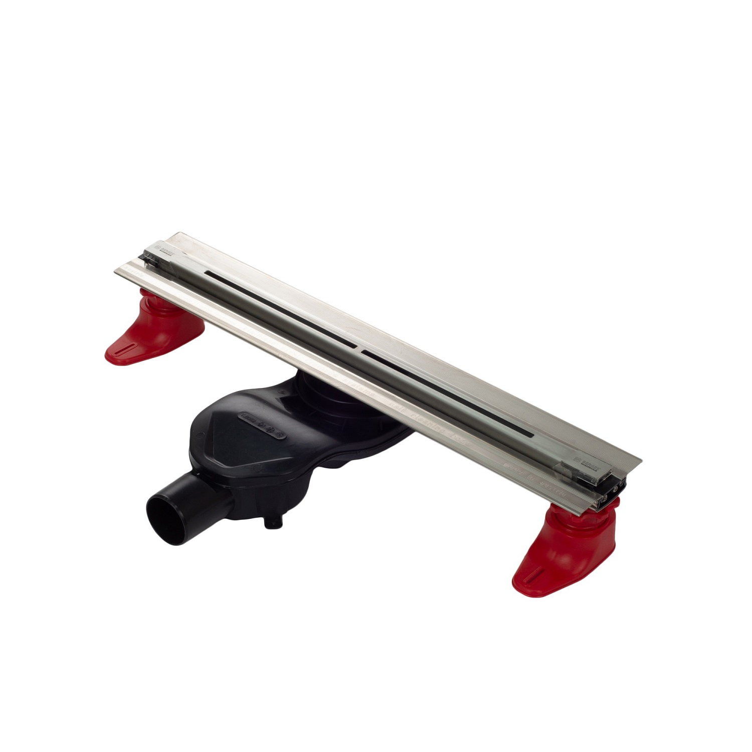 Желоб водосток SUPER line 550, матовый хром, S-сифон D50 H60 боковой, BERGES