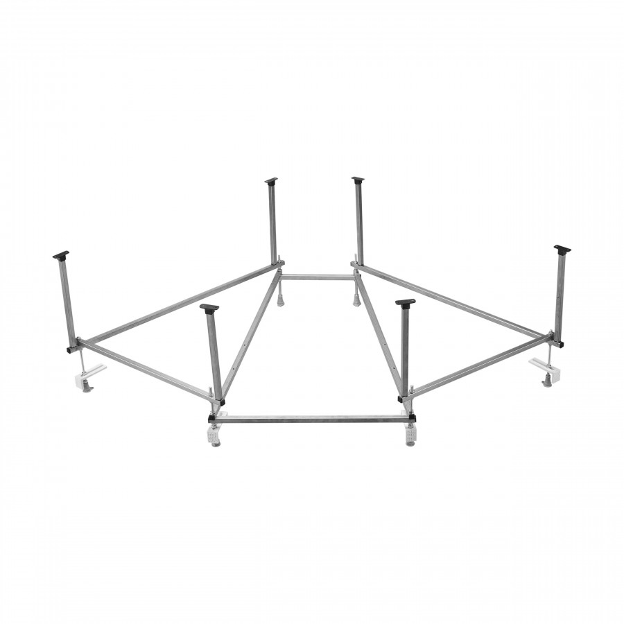 Монтажный комплект для ванны КАРИБЫ 140х140 см. (рама, слив-перелив с сифоном, крепеж к стене, крепе Монтажный комплект для ванны КАРИБЫ 140х140 см. (рама, слив-перелив с сифоном, крепеж к стене, крепе