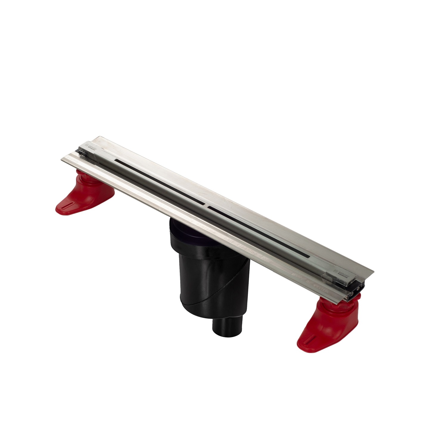 Желоб водосток SUPER line 550, матовый хром, S-сифон D50/105 H50 вертикальный, BERGES