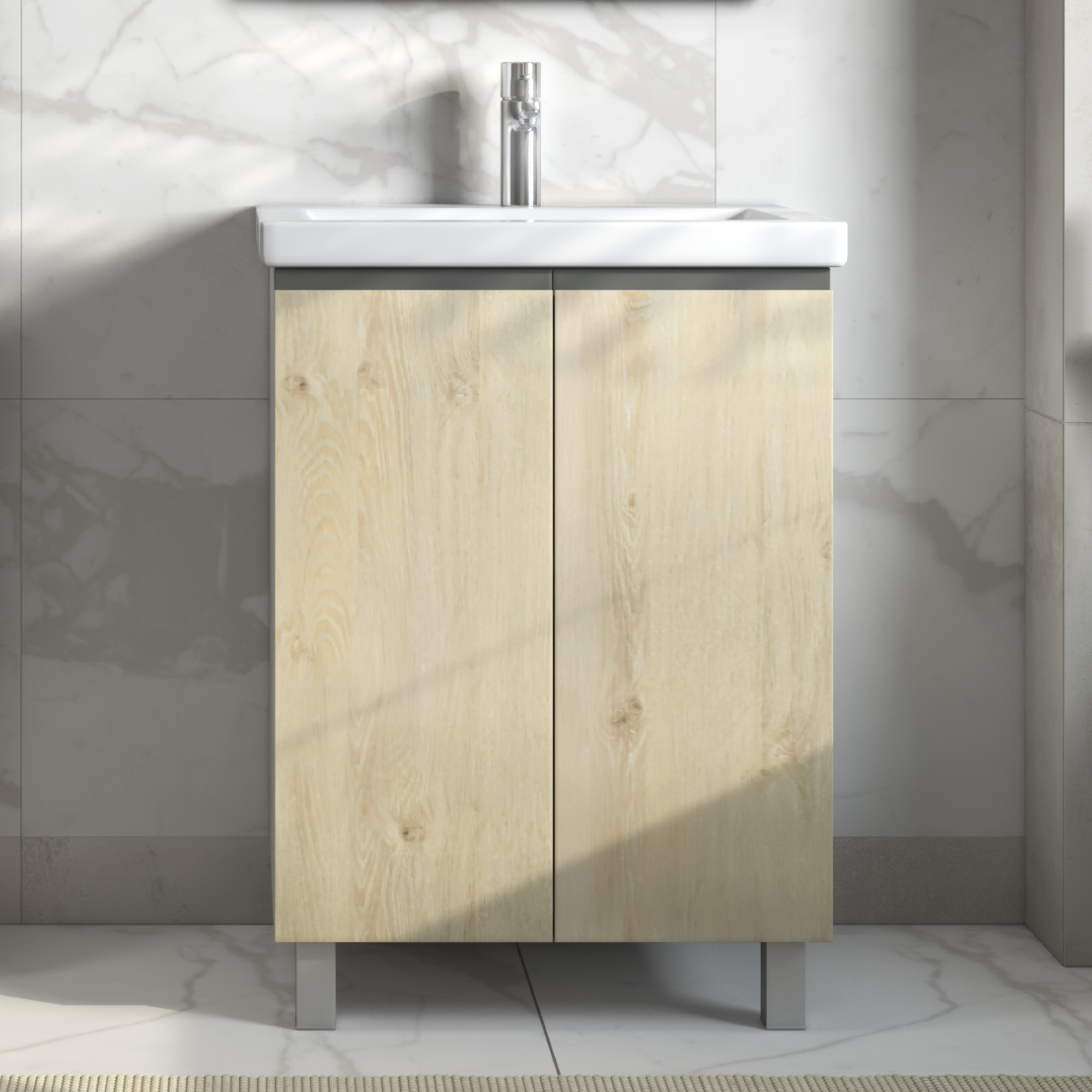 Тумба под раковину VIGO Yuma 60 напольная 346 дуб давос
