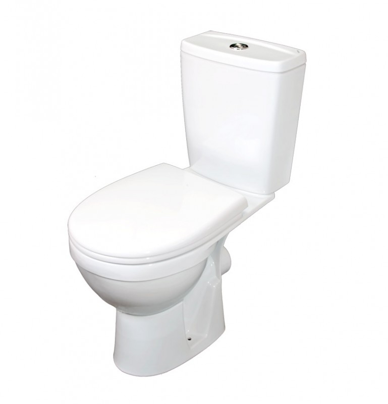 РИО Унитаз-компакт горизонт. вып., 2-х реж. ар-а "Уклад", сид. полип. "Уклад", белый ROSA РИО Унитаз-компакт горизонт. вып., 2-х реж. ар-а "Уклад", сид. полип. "Уклад", белый ROSA