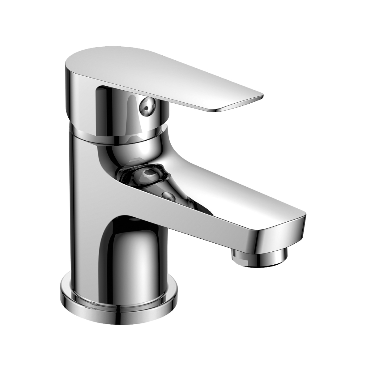 S35 Смеситель для раковины, монолит.излив 96мм, р/ОД, хром, ROS, S35-11