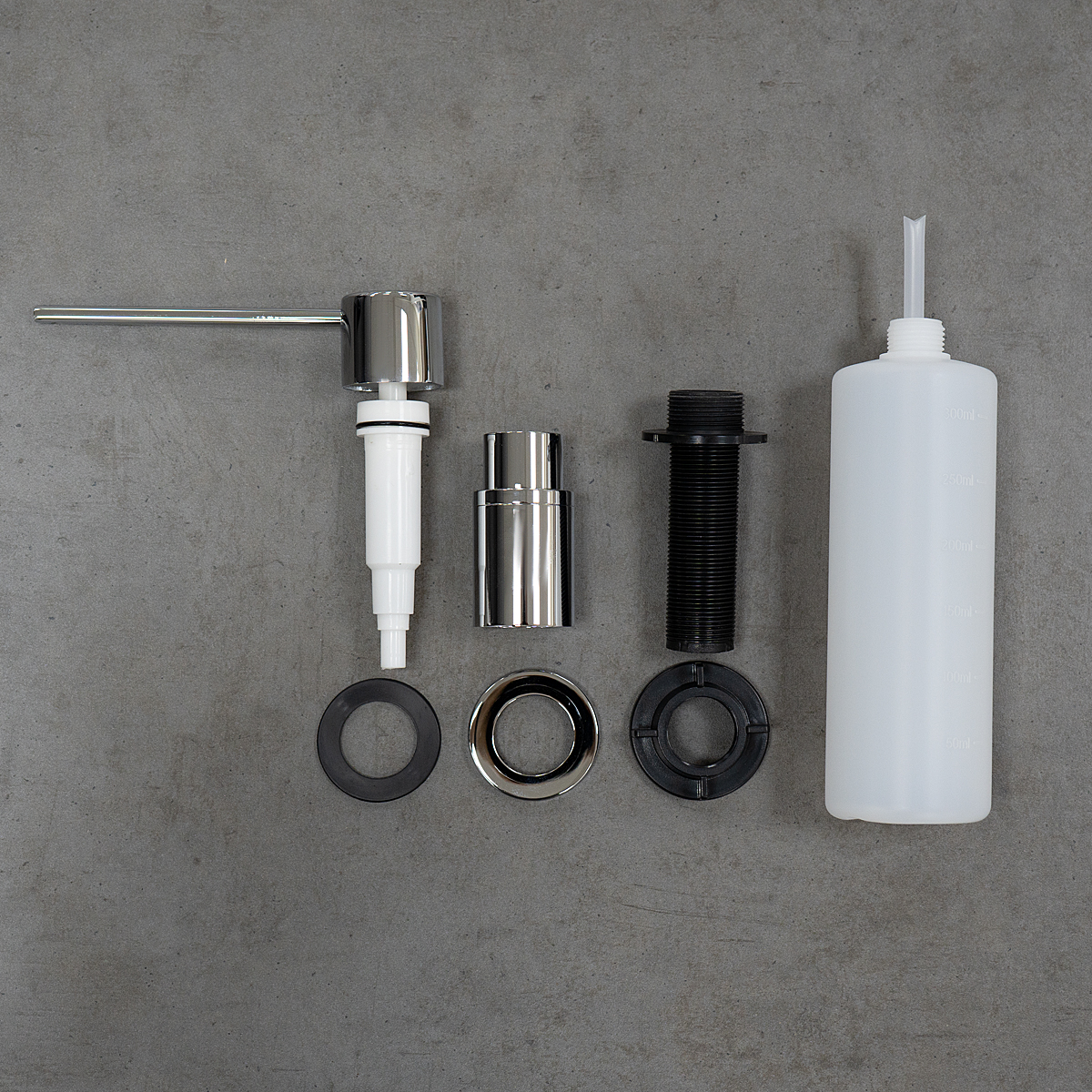 Expert Дозатор для жидких моющих средств, врезной, хром, LM, LM8203SC Expert Дозатор для жидких моющих средств, врезной, хром, LM, LM8203SC