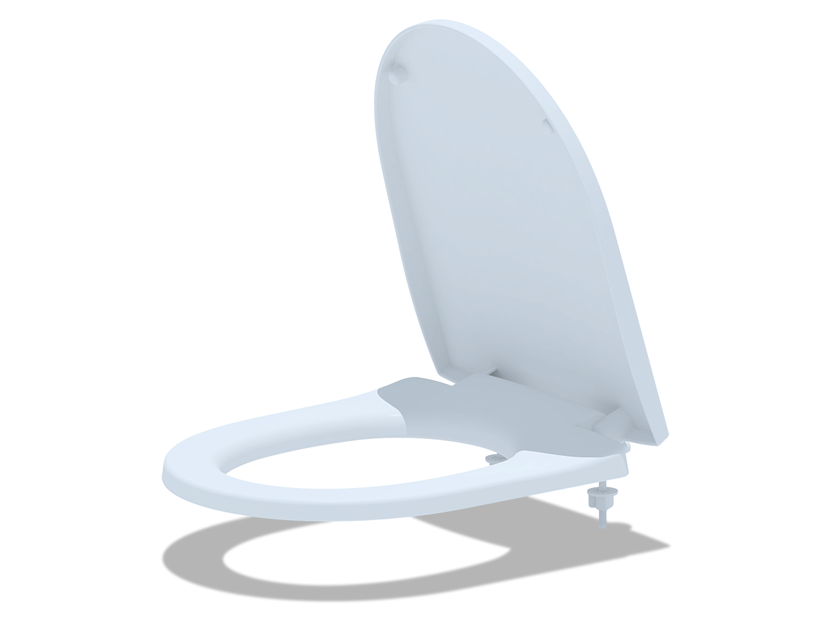 Сиденье для унитаза АНИ Пласт WS0300 из полипропилена с пластиковым креплением