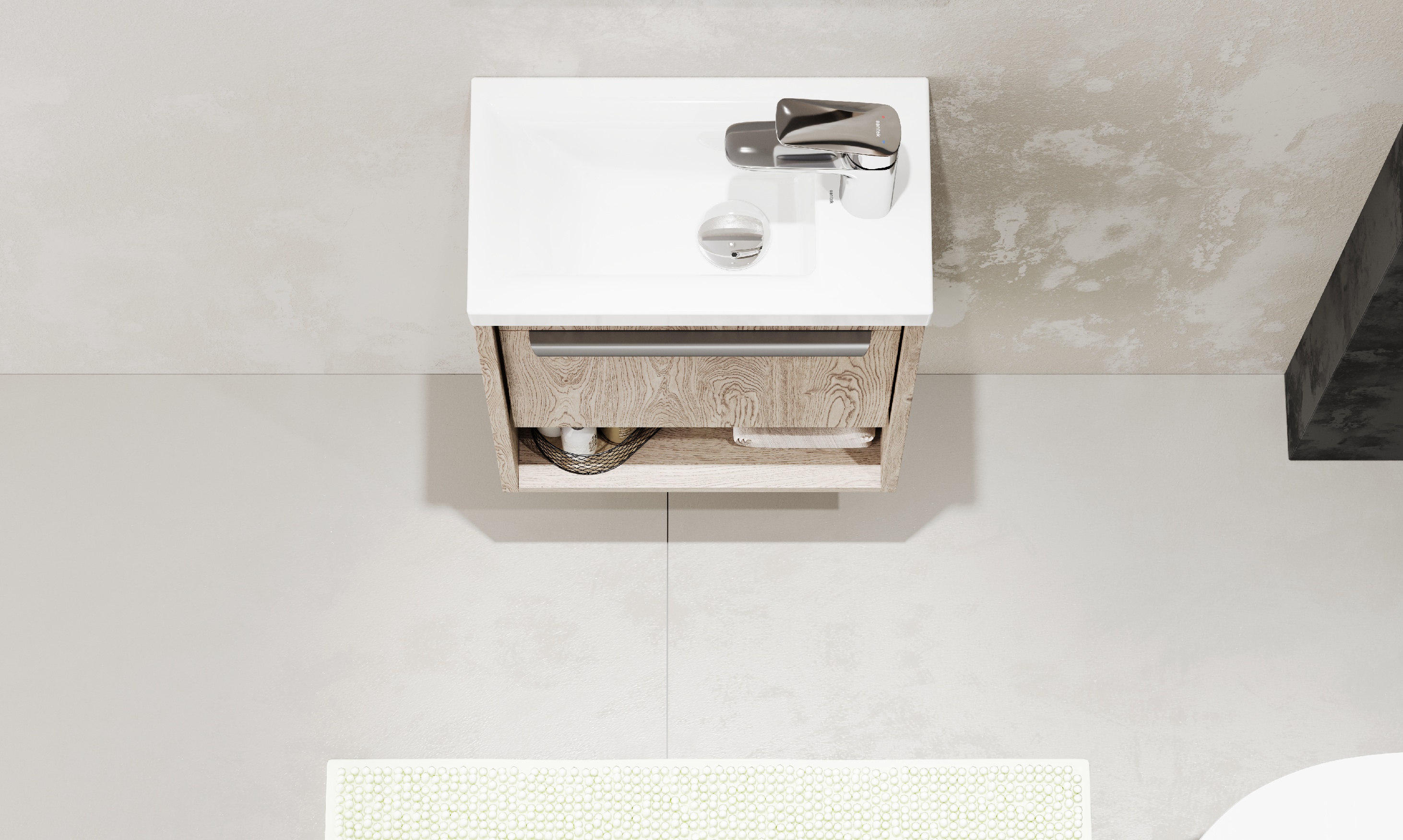 Раковина SANTEK Миранда 40 мебельная белый (WH302500) Раковина SANTEK Миранда 40 мебельная белый (WH302500)