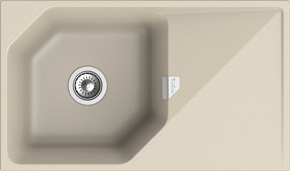 RIVELATO Мойка LOCUS 85  1-чаш 850*500 beige scuro арт.