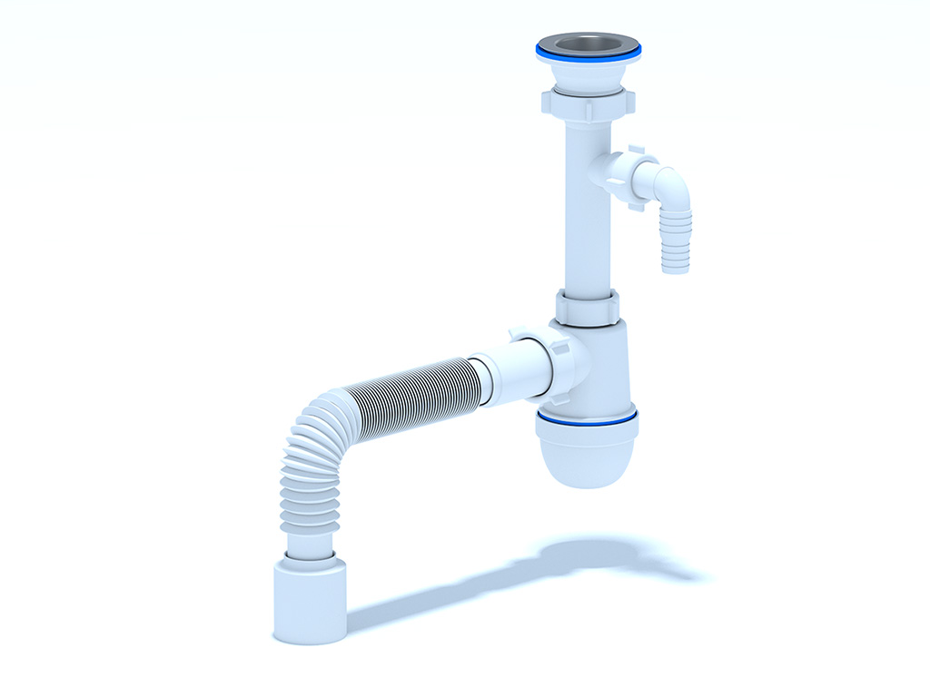 Сифон Ани 1 1/2"  40с отв. с/м с г/тр 40х50, ANI PLAST Сифон Ани 1 1/2"  40с отв. с/м с г/тр 40х50, ANI PLAST