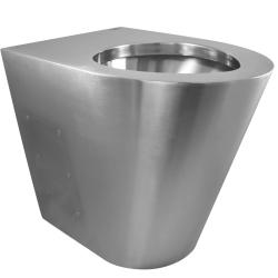 Унитаз из нержавеющей стали без сливного бака глянцевый для МГН 460х355х540 мм Унитаз из нержавеющей стали без сливного бака глянцевый для МГН 460х355х540 мм