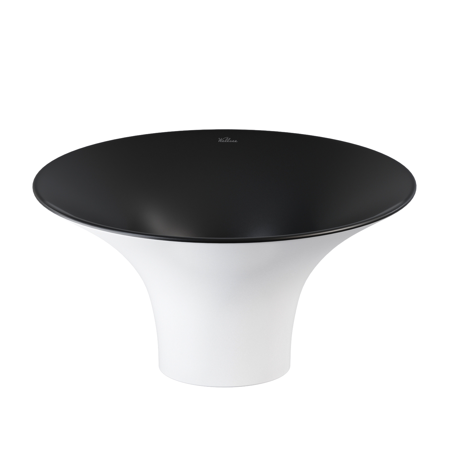 Накладная раковина для ванной комнаты Wellsee Crêpe de France 336704000: круглая раковина, ширина ум