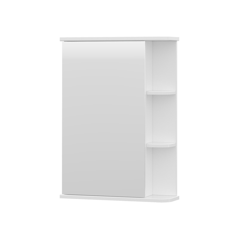 Шкаф зеркальный Twing 50, белый, VOLNA