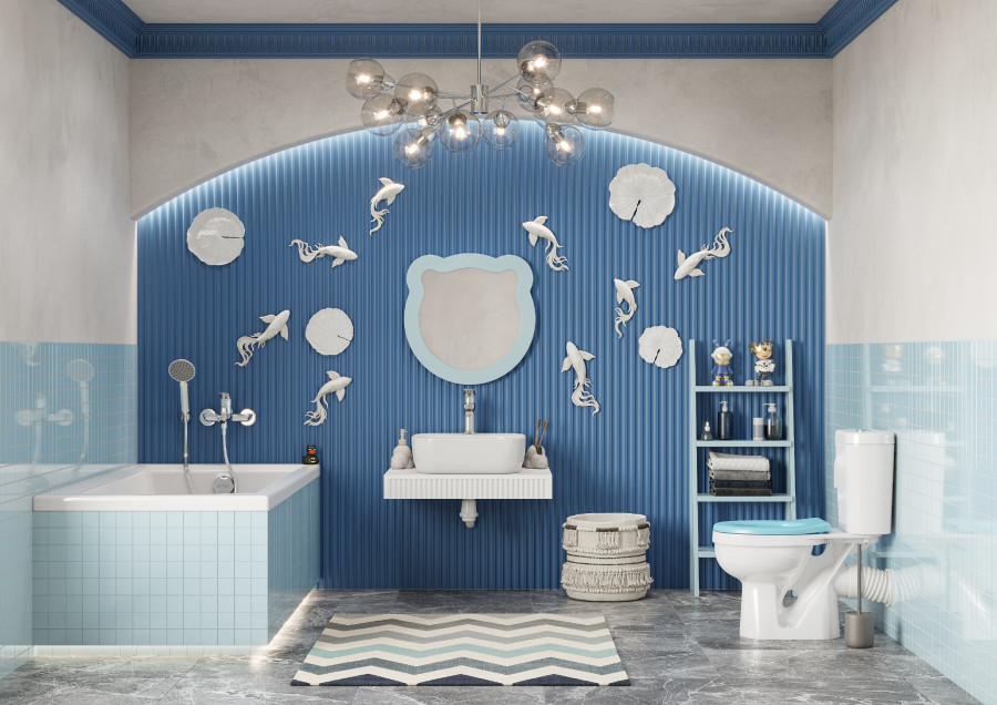 КАСПЕР Сиденье  для детского унитаза, пп, синее, САНТЕК КАСПЕР Сиденье  для детского унитаза, пп, синее, САНТЕК