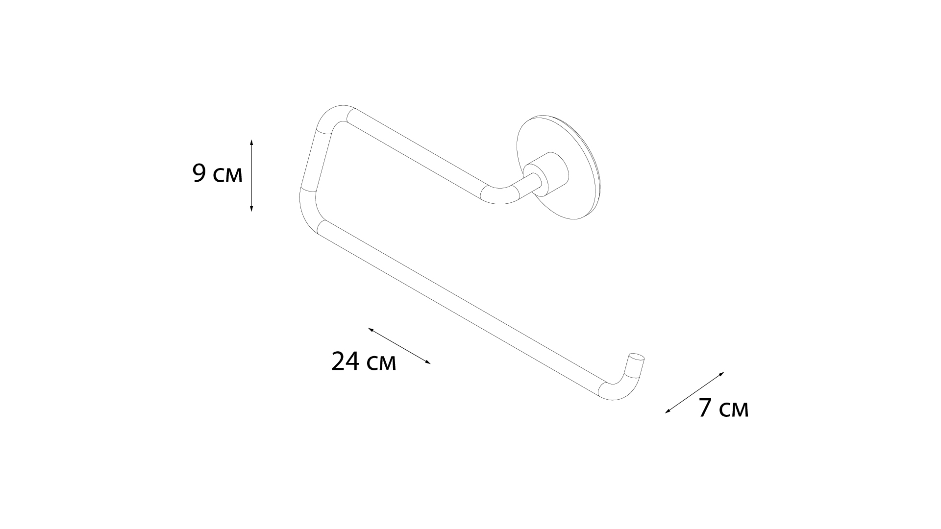 Держатель бумажных полотенец FIXSEN Round (FX-92110C) Держатель бумажных полотенец FIXSEN Round (FX-92110C)