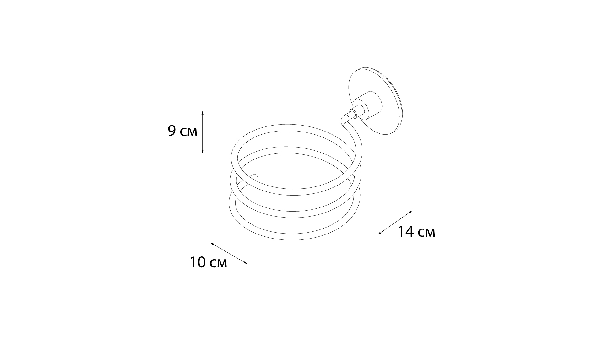 Держатель для фена FIXSEN Round (FX-92119) Держатель для фена FIXSEN Round (FX-92119)