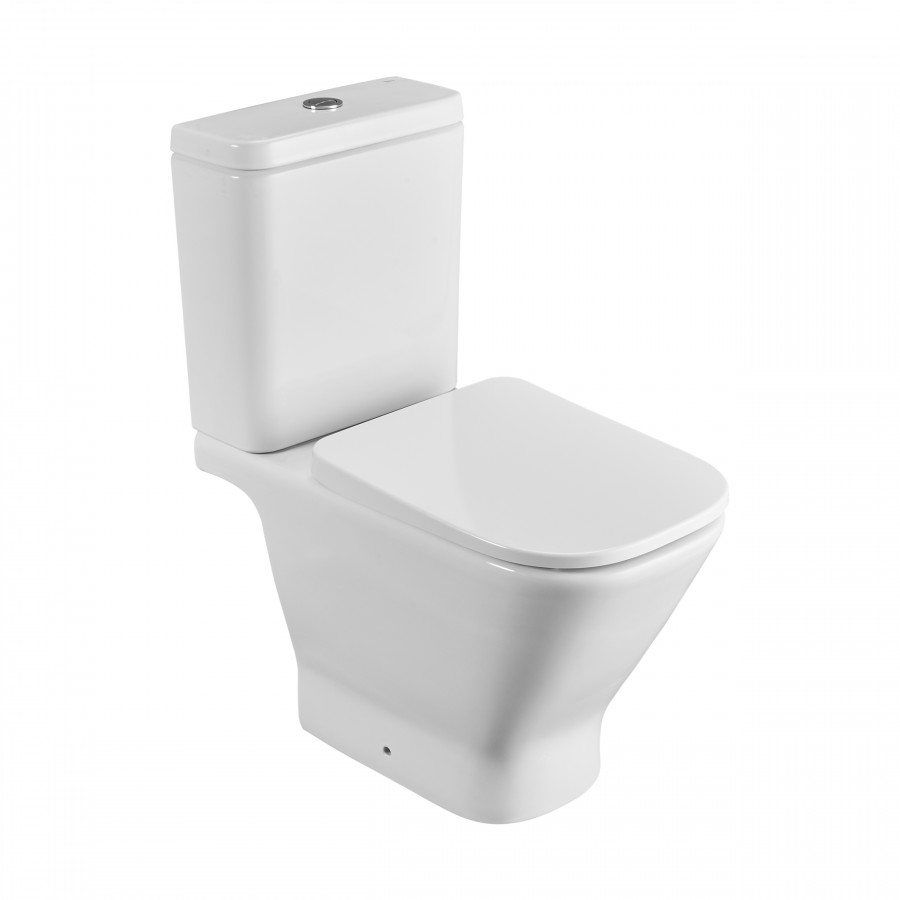 GAP Чаша унитаза напольного, горизонтальный выпуск, белая.  ROCA GAP Чаша унитаза напольного, горизонтальный выпуск, белая.  ROCA