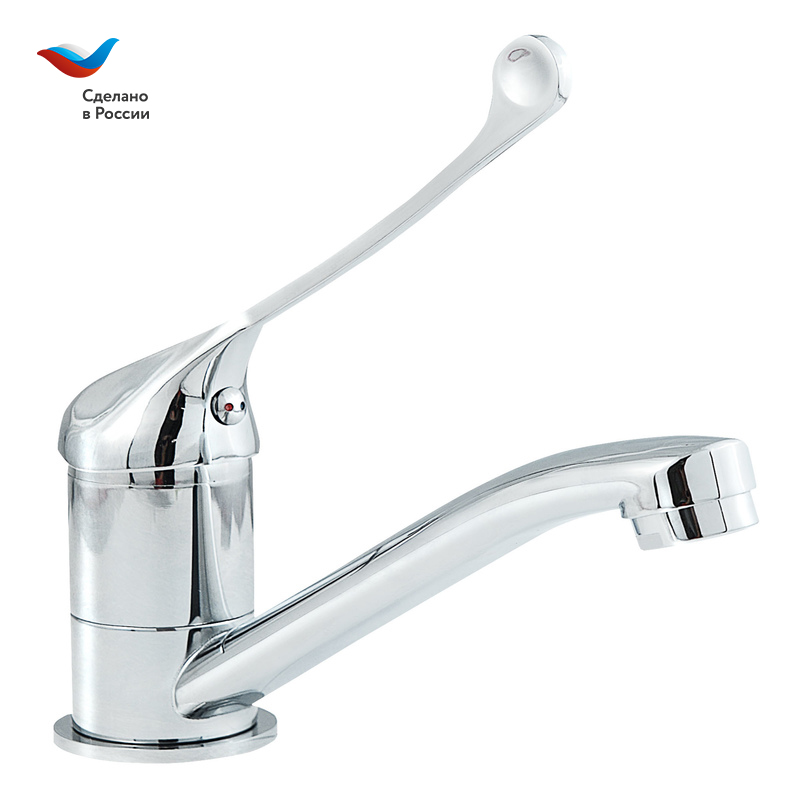 ХИРУРГ Смеситель для мойки, локтевой,  излив 150 мм,одноручный., СЛАВЕН, Х20