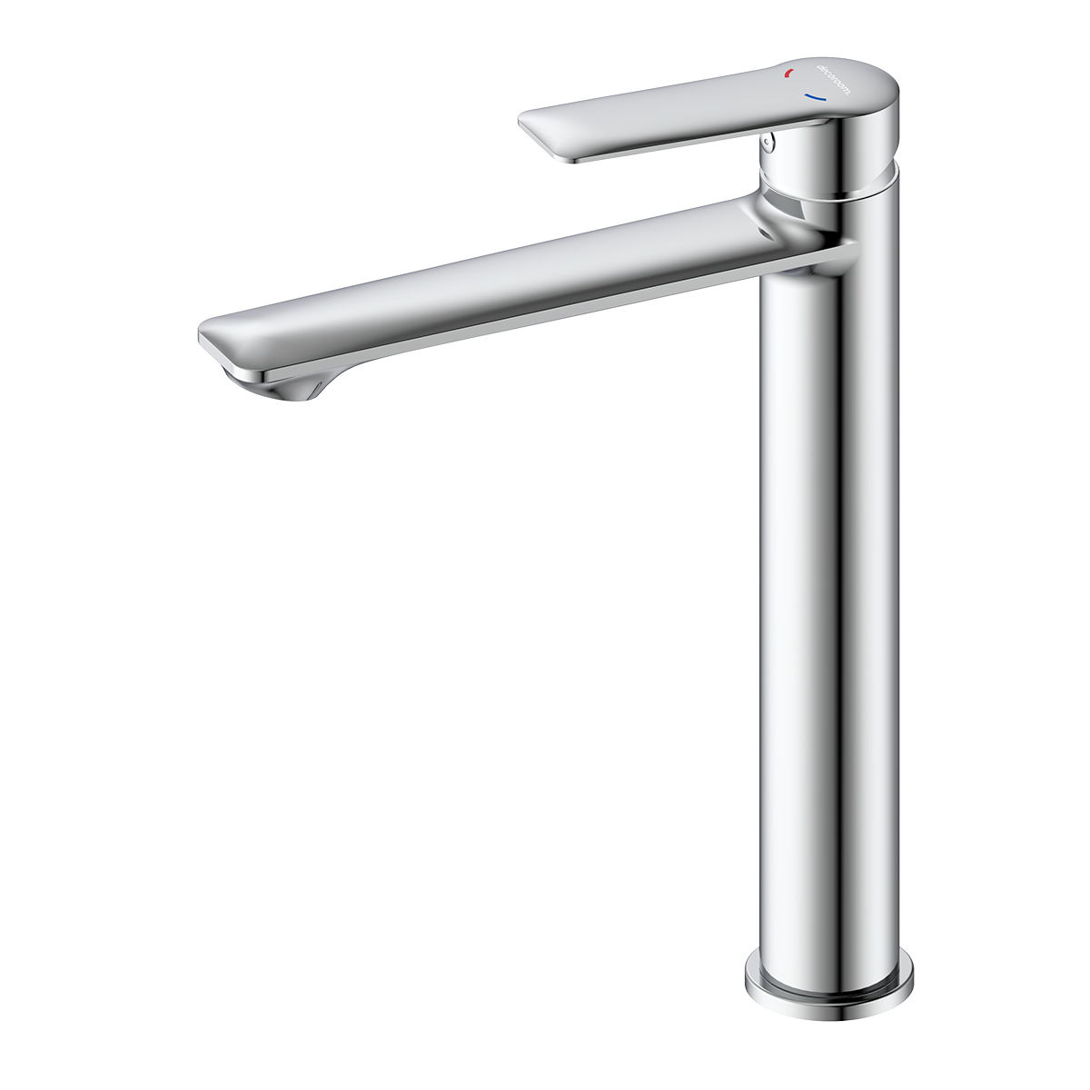 Смеситель DECOROOM DR28013 для умывальника высокий монолитный