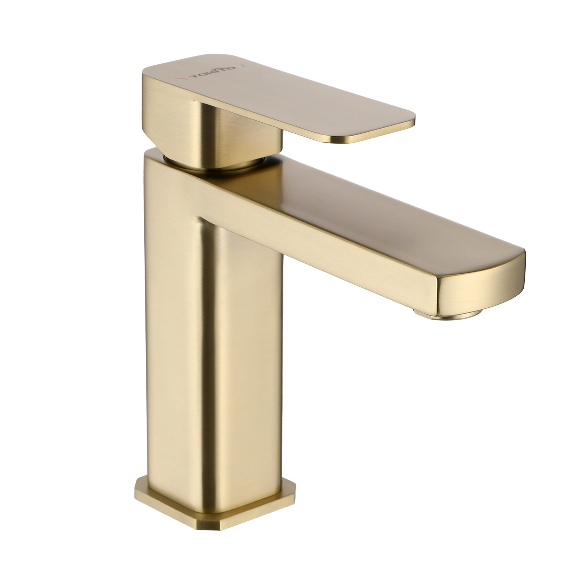AOMORI Смеситель для умывальника, брашированное золото, TOKITO
