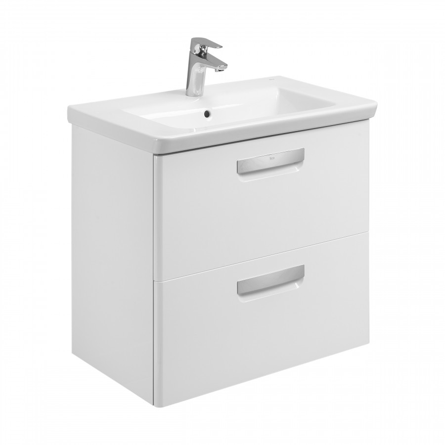 GAP Тумба под раковину GAP 70, белая матовая, ROCA