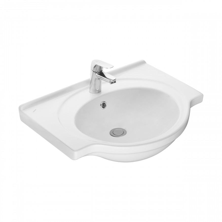 Умывальник мебельный "Сатурн" 60 см. с отв., белый. SANTERI Умывальник мебельный "Сатурн" 60 см. с отв., белый. SANTERI