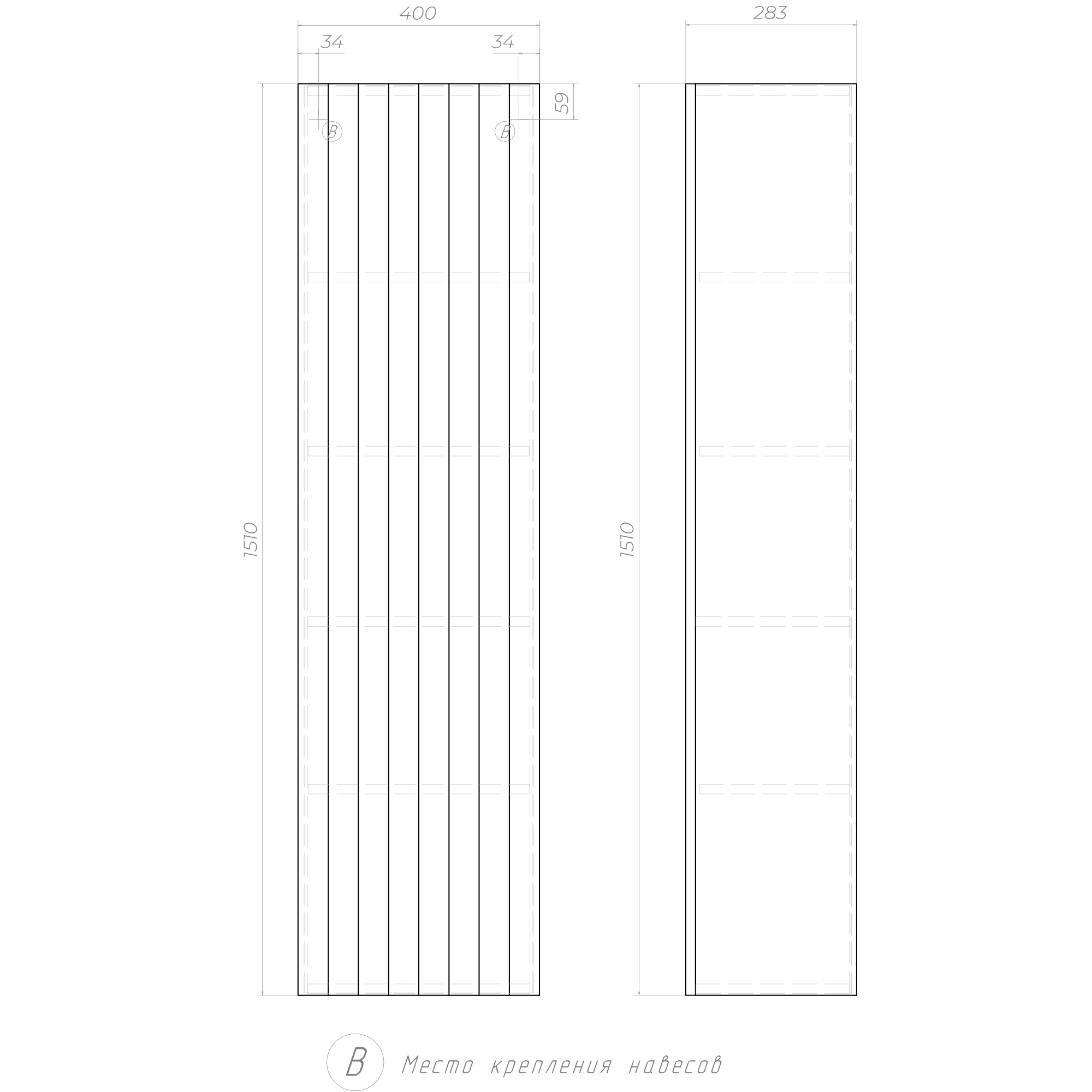 Шкаф-пенал VIGO Finlay 40 подвесной белый (pp.FIN.40) Шкаф-пенал VIGO Finlay 40 подвесной белый (pp.FIN.40)